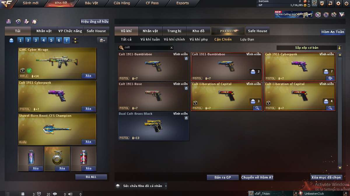 shop acc cf uy tin gia re